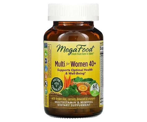Купить Витамины для женщин 40+ MegaFood (Multi for women) 60 таблеток в ...