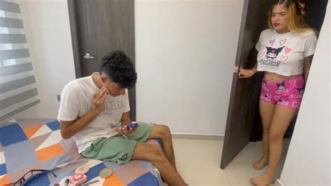 Mi Hermanastra Me Seduce Intent Ndome Quedar Como Un Gay Y Yo Le Demuestro Que No Lo Soy Xhamster
