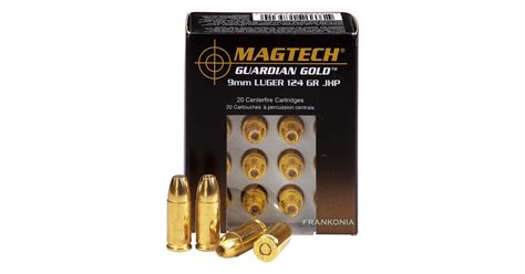 Magtech 9mm Luger Jhp 8gr Calibre 9mm Luger Cartouches Pour