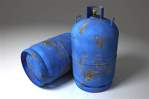 Free Download Hd Wallpaper Cylinders Gas Cylinder Blue Metal Gas