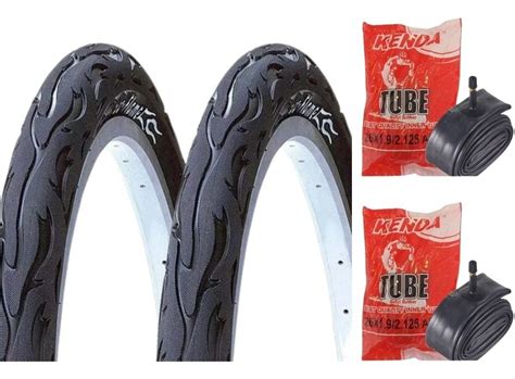 Par Pneu Kenda Flame Aro 26 X 2.125 Original Bike + 2 Câmara | Frete grátis