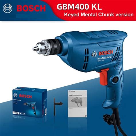 Bosch GBM 400KL Электродрель Высокая номинальная мощность 400 Вт 400 Вт ...
