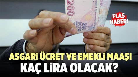 Asgari Ücret Ve Emekli Maaşı Kaç Lira Olacak Denizli haber Denizli