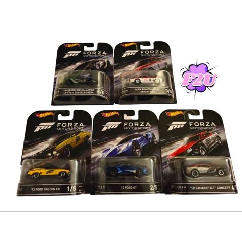 Hot Wheels Forza Motorsport Set Of Pcs Shopee Malaysia