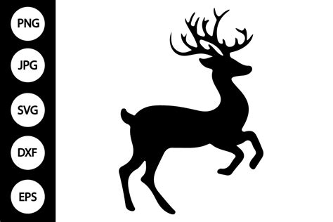 Deer Silhouette SVG, Deer SVG Graphic by MYDIGITALART13 · Creative Fabrica