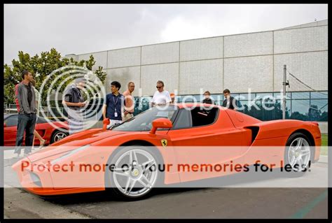 Orange Ferrari Enzo @ Cars and Coffee | Supra Forums