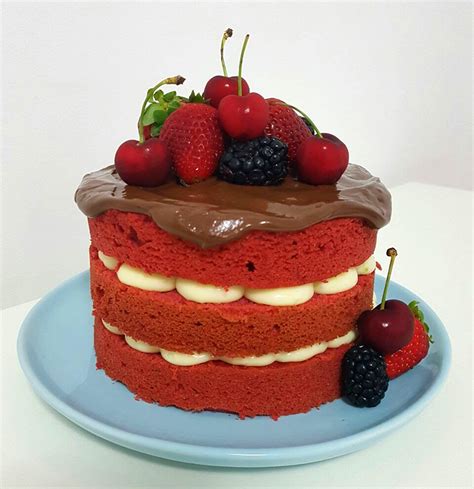 Naked Cake Trufado Um Ano De Blog Confeitando