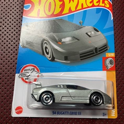 Mattel Toys New Hot Wheels Exotics Bugatti Eb Ss Silver Poshmark