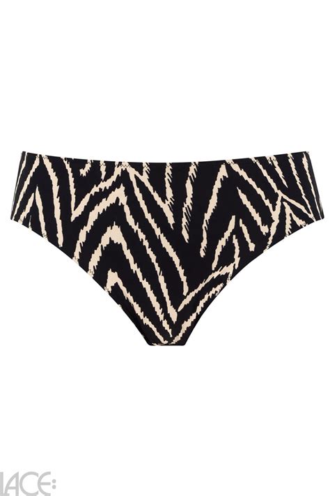 Fantasie Swim Silhouette Island Bikini Rio Slip Monochrome Lace De