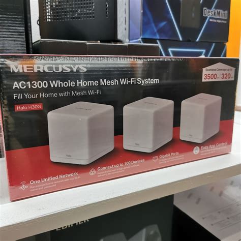 Mercusys Halo H30G 3-Pack AC1300 Whole Home Mesh Wi-Fi System on Carousell