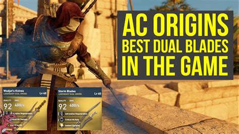 Assassins Creed Origins Best Weapons Best Dual Swords In The Game Ac