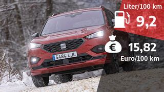 Kosten Und Realverbrauch Seat Tarraco 2 0 TSI 4Drive FR Technische