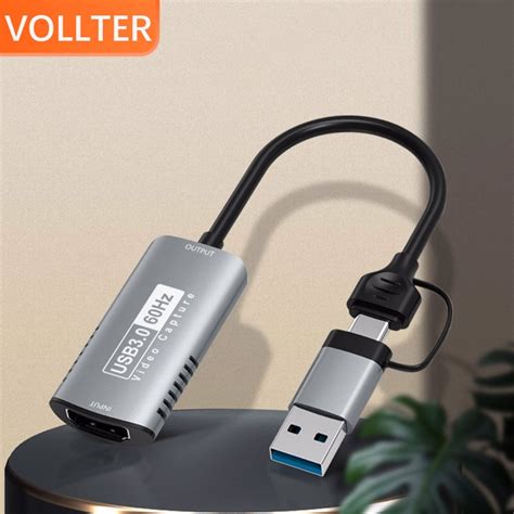 123 High Speed Capture Card For 4k Videos With Dual Interface Real