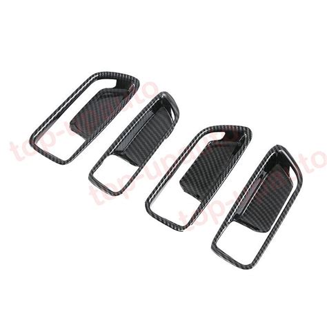 For Toyota Corolla Cross Abs Carbon Inner Door Handle Bowl Cover