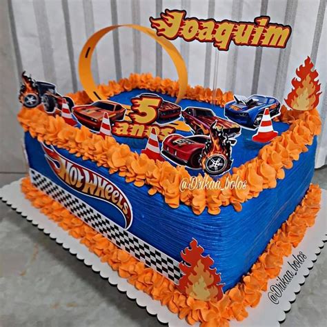 Bolo Hot Wheels Ideias Radicais Para Quem Ama Velocidade Bolo Hot