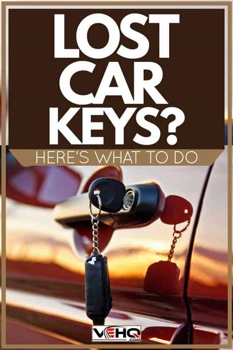 Lost Car Keys? Here's What to Do