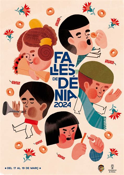Cartel de las Fallas de Dénia 2024 - Dénia.com