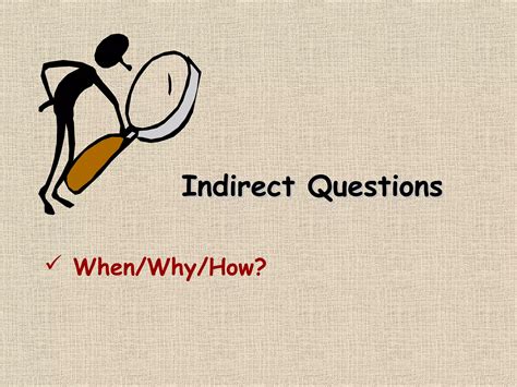 Indirect Questions Ppt Slides Ppt