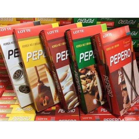 G Lotte Pepero Nude Chocolate Rich Choco Skinny Cacao Shopee Malaysia