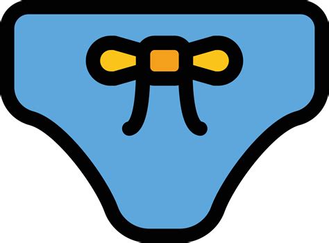 Beach Bikini Clothes Clothing Flat Color Icon Vector Icon Banner Template 18003066 Vector Art At