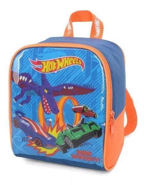 Mochila Hot Wheels Rodinhas E Lancheira Luxcel Madeiramadeira