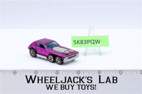 Open Fire Magenta Redline Hot Wheels Mattel Vintage Rl Wheeljack S Lab
