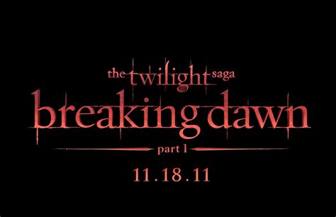 The Twilight Saga Breaking Dawn Image Title Treatment