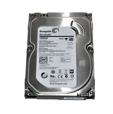 Seagate Barracuda 1TB 1000GB 7200RPM 3.5" ST1000DM003 HDD 64MB SATA3 ...
