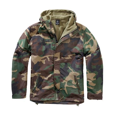 Brandit Jacke Windbreaker Frontzip woodland kaufen