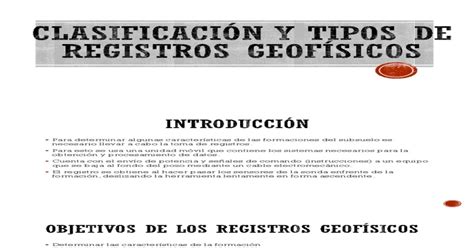 Clasificación Y Tipos De Registros Pdf Document