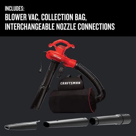 12 Amp Corded Blower/Vacuum/Mulcher | CRAFTSMAN