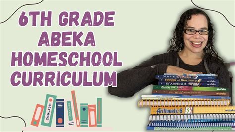 6th Grade Abeka Homeschool Curriculum Youtube