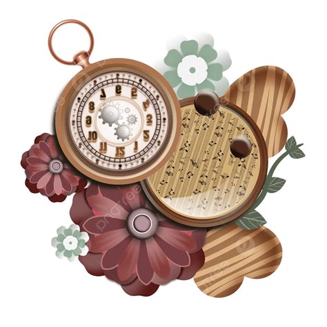 Antique Pocket Watch Clipart