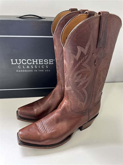 Lucchese Lucchese Classic Brown Leather Western Cowboy Boots 9.5 EE
