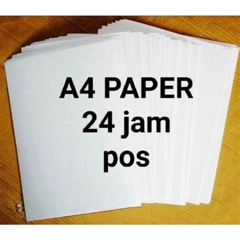 plain  paper white shopee malaysia