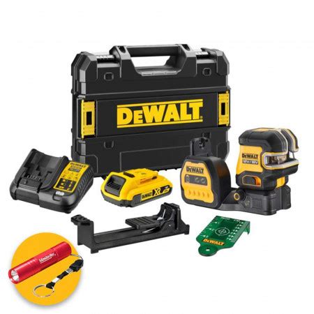 Dewalt DCE825D1G18 QW Livella Tracciatore Laser A Batteria Raggio