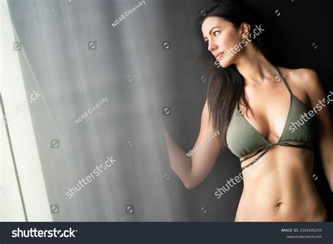 Portrait Beautiful Woman Sexy Lingerie Posing Stock Photo 2101645255 Shutterstock