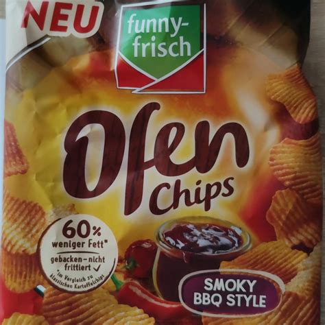 чипсы копченое барбекью BBQ Ofen Chips - калорийность, пищевая ценность ...