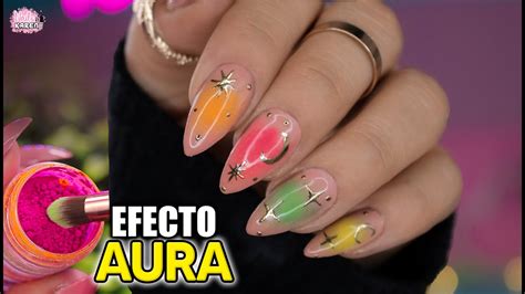 Omg Efecto Viral Aura Tutorial F Cil Nailsbykaren Youtube