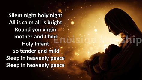 Ready To Use Silent Night Powerpoint Lyrics Included Gorgeous