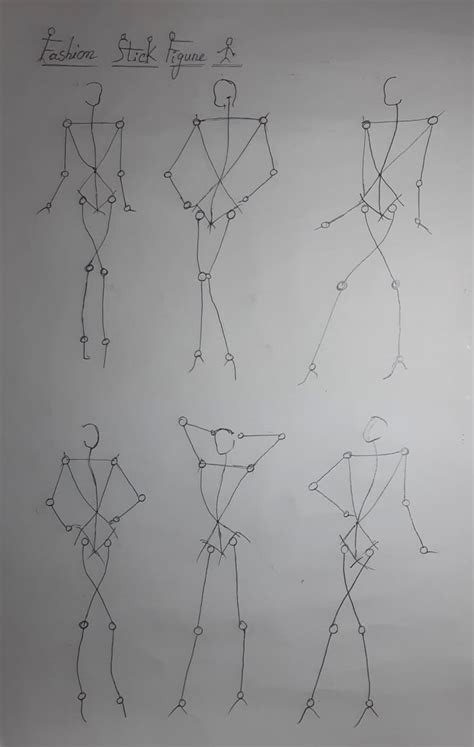 how to draw a stick figure with clothes