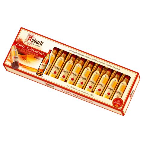 Asbach Pralinen Zarte Fläschchen in Zartbitter-Chocolade 150g bei REWE ...