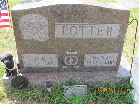 Junior Hiram Potter 1931 1995 Find A Grave Gedenkplek