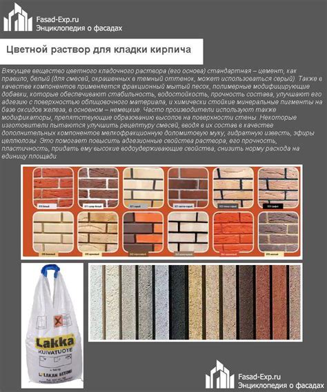 Кладочная смесь для кирпича: расход сухой смеси на 1 м2 кладки, готовая ...