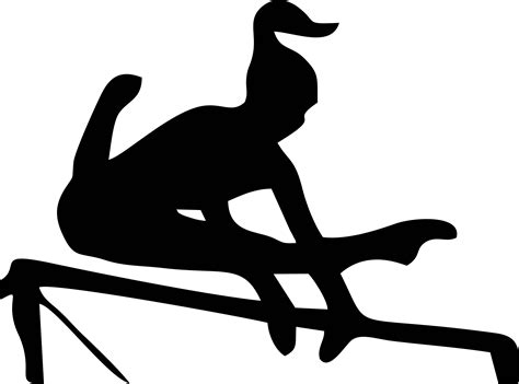 Artistic Gymnastics Image Silhouette Handspring Gymnastics Png