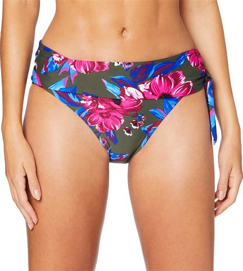 Pour Moi Women S Heatwave Fold Over Tie Brief Bikini Bottoms Amazon Co Uk Clothing