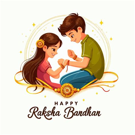 sister tying rakhi   brothers hand  celebrate raksha bandhan