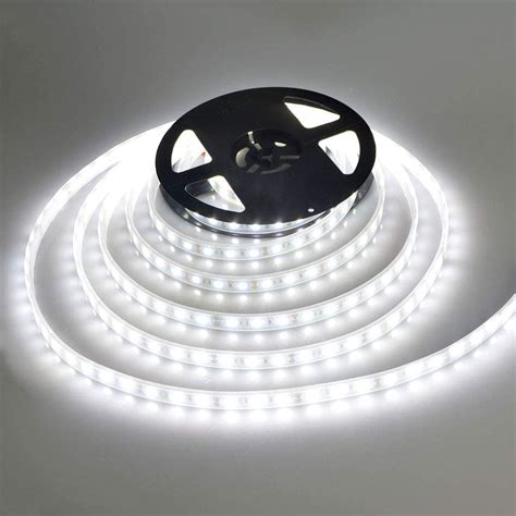 Striscia A Led Strip Led Metri Bianca Con Adesivo Impermeabile