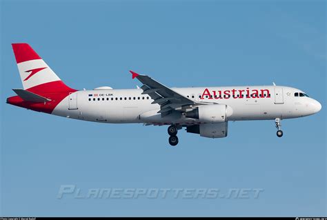 Oe Lbk Austrian Airlines Airbus A Photo By Marcel Rudolf Id