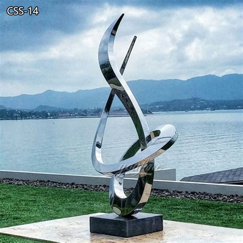stainless steel sphere outdoor modern sculpture supplier css